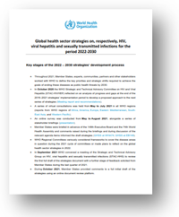 GHSS 2022-2030 Key stages of the strategies’ development process