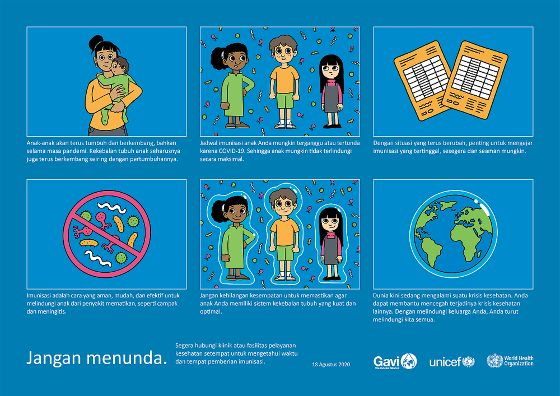 Immunisation horizontal poster - BI