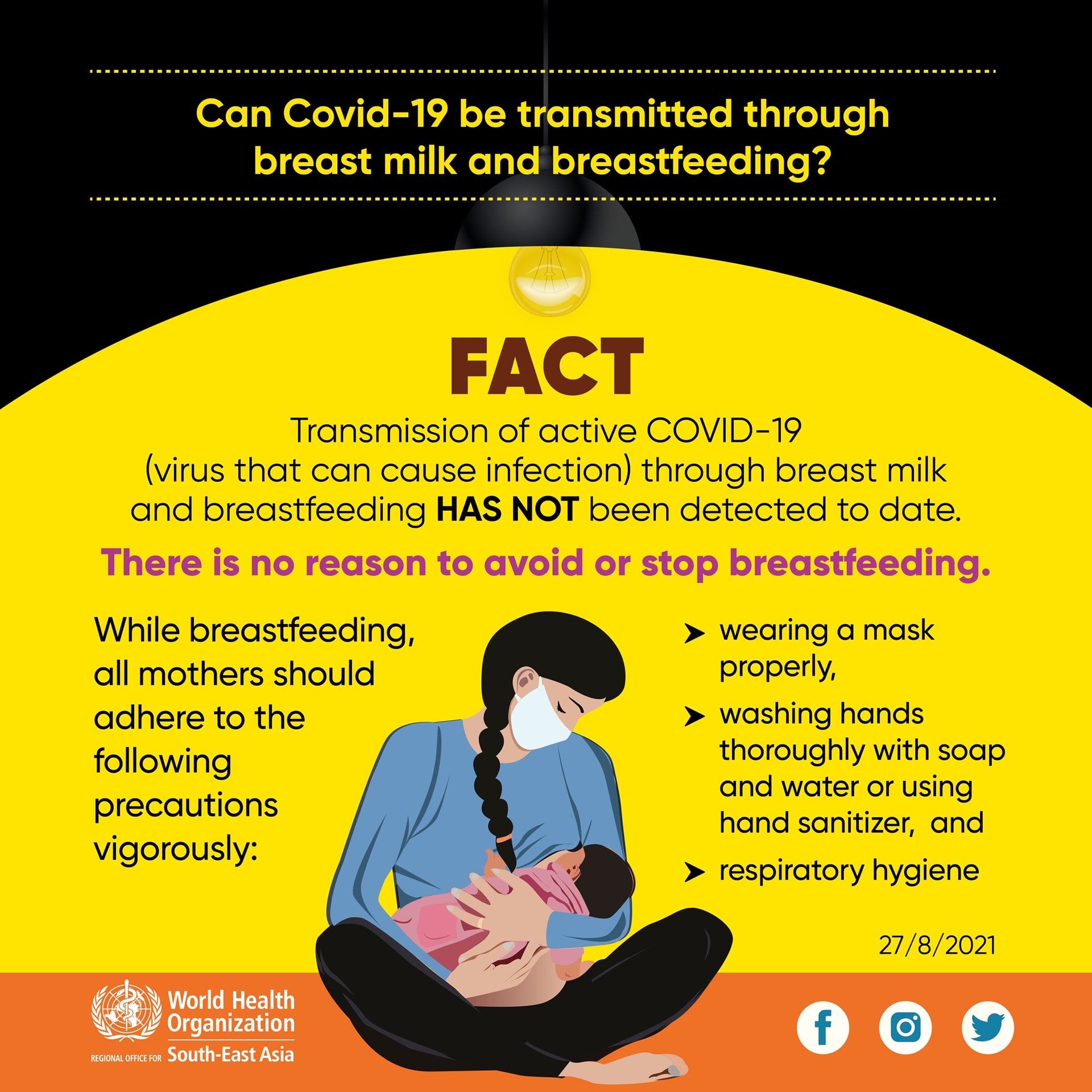 Breast feed in COVID-19